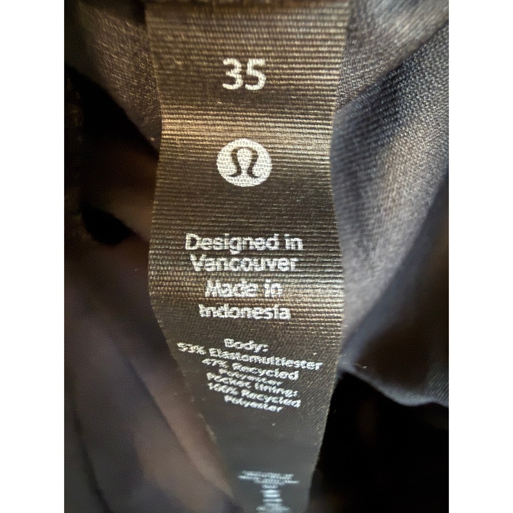 Lululemon Commission Slim Fit Pant Warpstreme Charcoal Grey Mens 35x32 - Picture 6 of 6